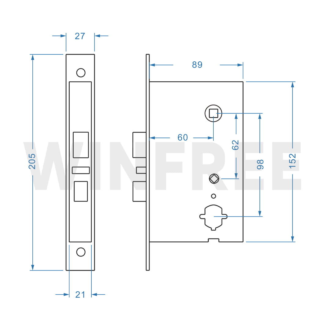 Khóa thẻ từ cho khách sạn WINFREE HC-F0202 - Ảnh 8