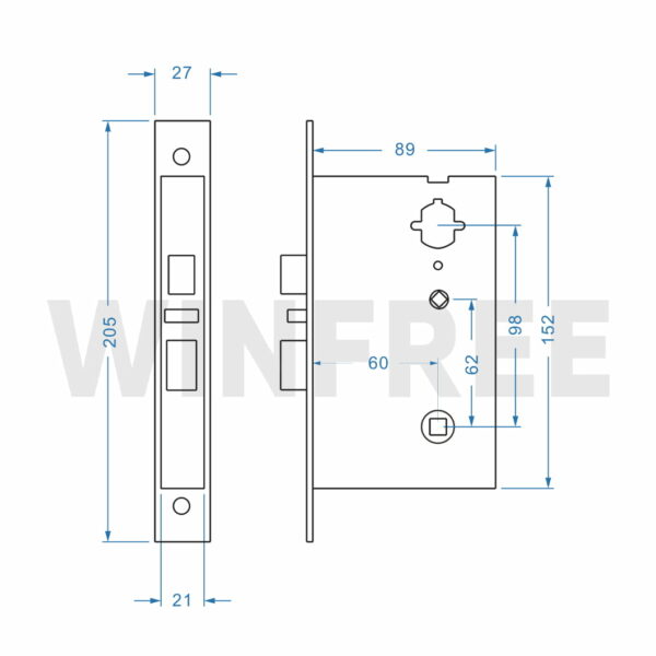 Khóa thẻ từ cho khách sạn WINFREE HC-F0204 - Ảnh 7