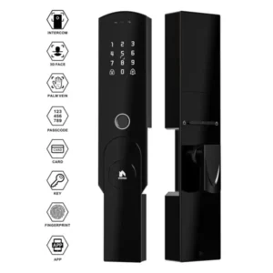 Khóa cửa thông minh Winfree Tuya Wifi nhận diện khuôn mặt 3D - Q08